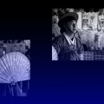 A shaman holding a fan