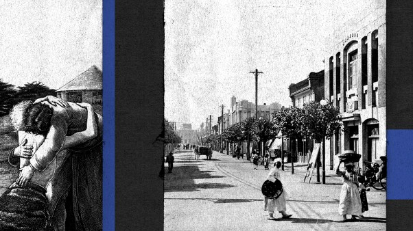 The prodigal son returing home and Toch'ŏng Street in Japanese occupied Korea in the 1930s.